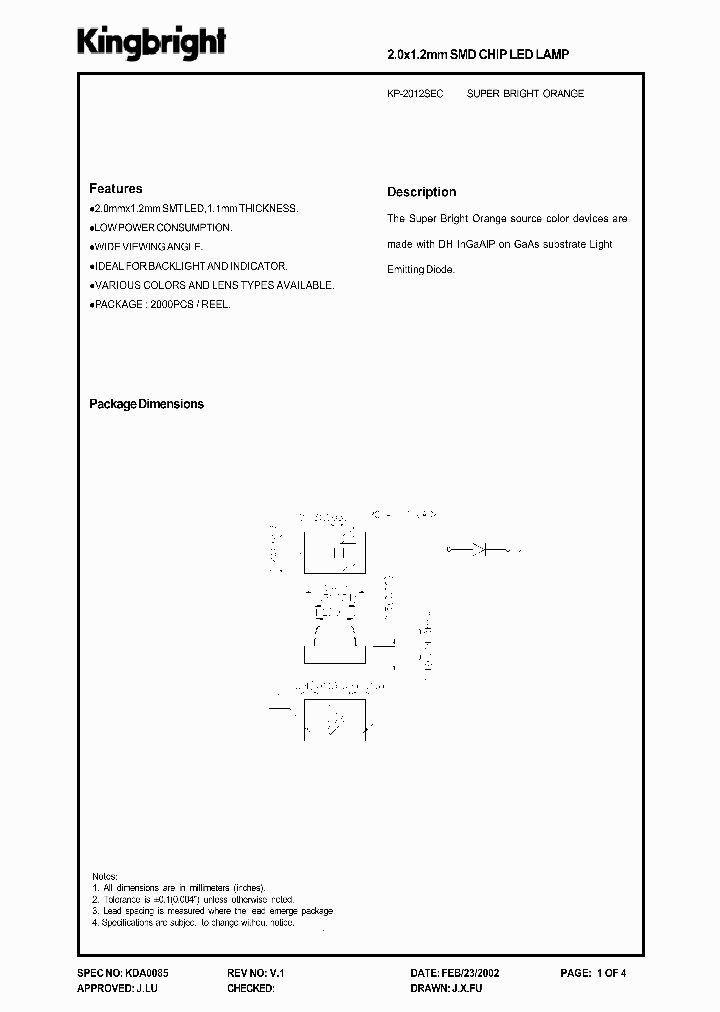 KP2012SEC_1145023.PDF Datasheet