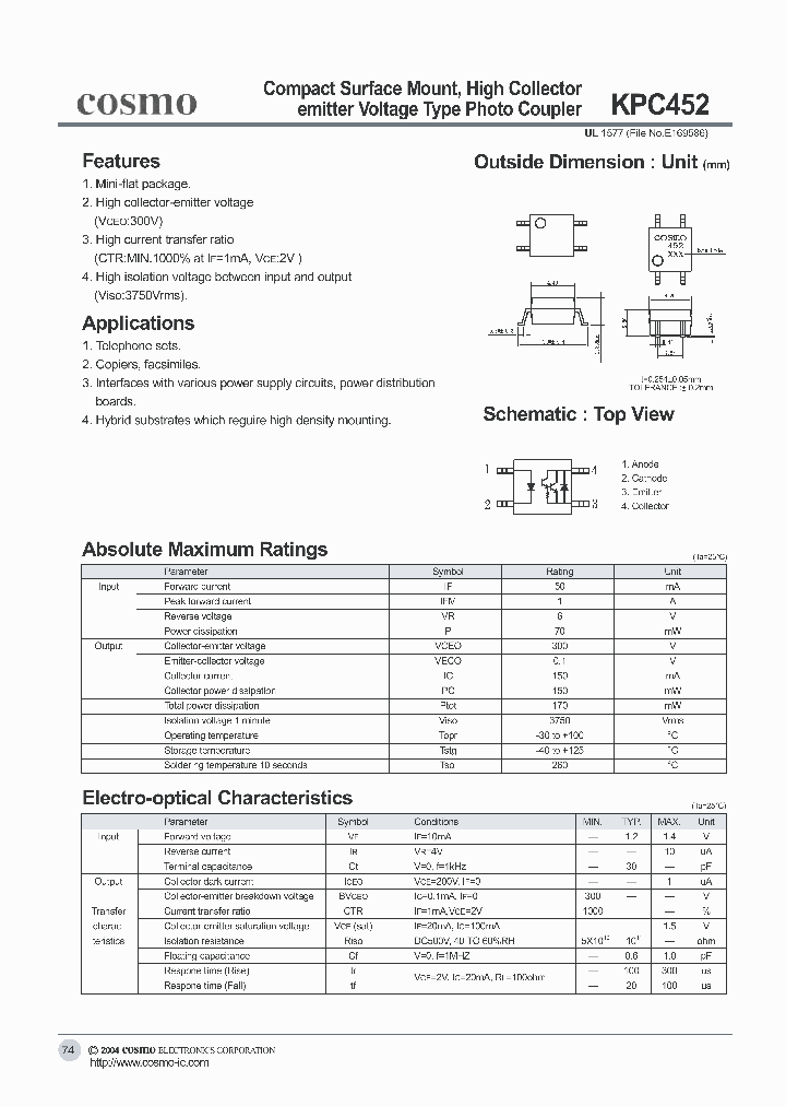 KPC452_1260821.PDF Datasheet