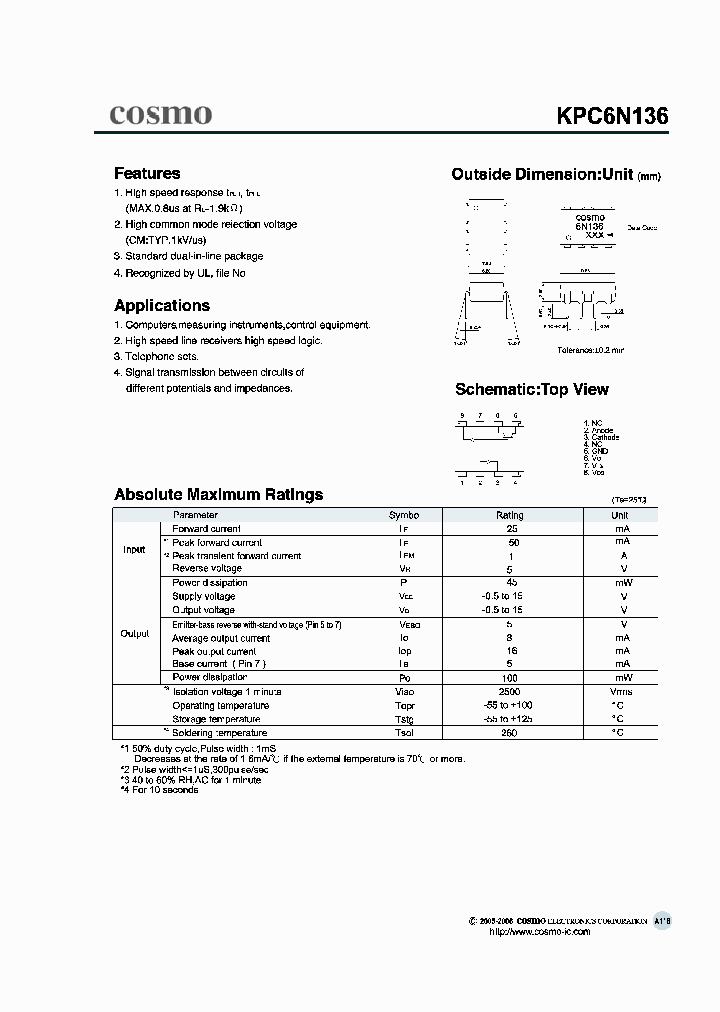 KPC6N136_1260824.PDF Datasheet