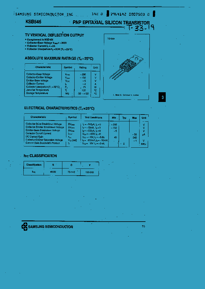KSB546_1261119.PDF Datasheet