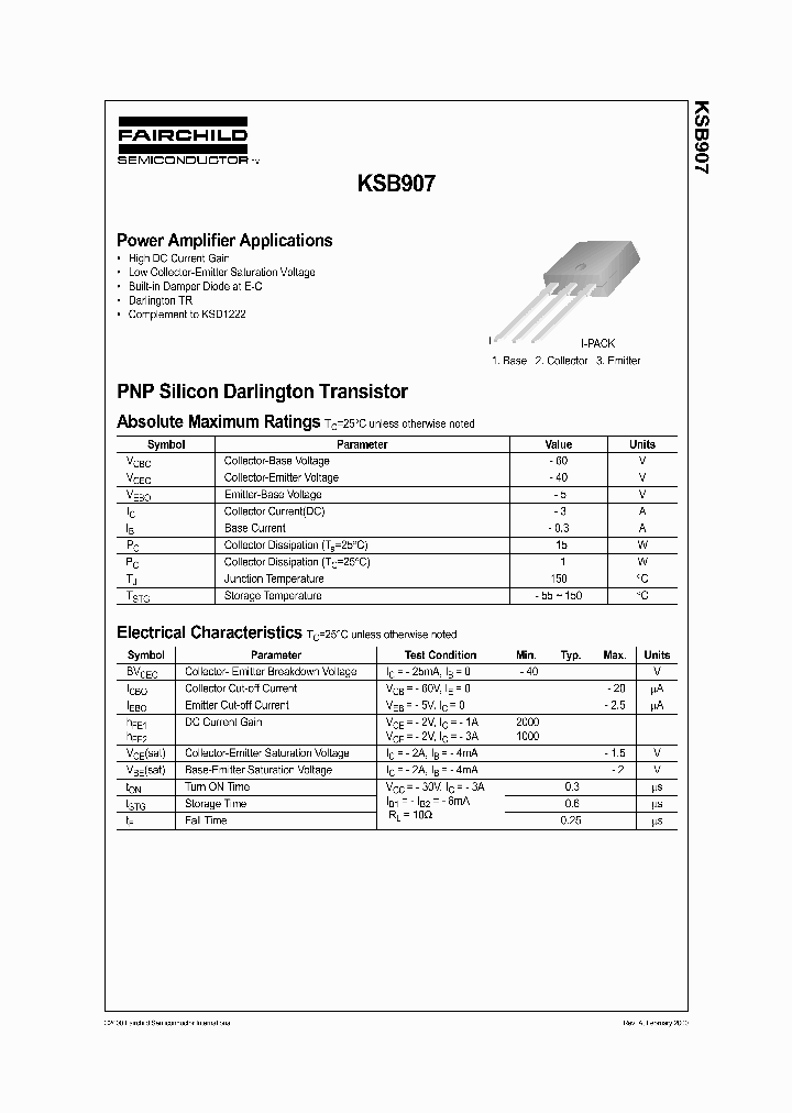 KSB907_1261135.PDF Datasheet