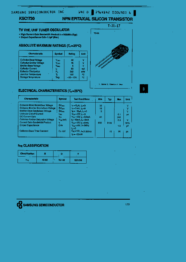 KSC1730_1261156.PDF Datasheet