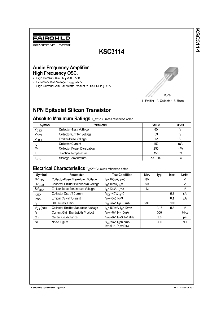 KSC3114_1261213.PDF Datasheet