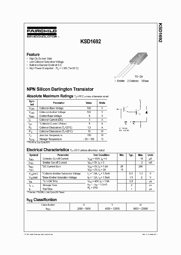 KSD1692_1070153.PDF Datasheet