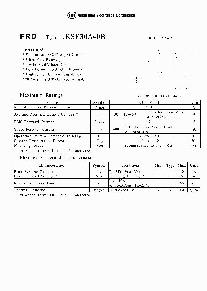 KSF30A40B_1261355.PDF Datasheet