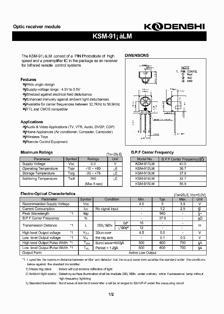 KSM-915LM_1261423.PDF Datasheet