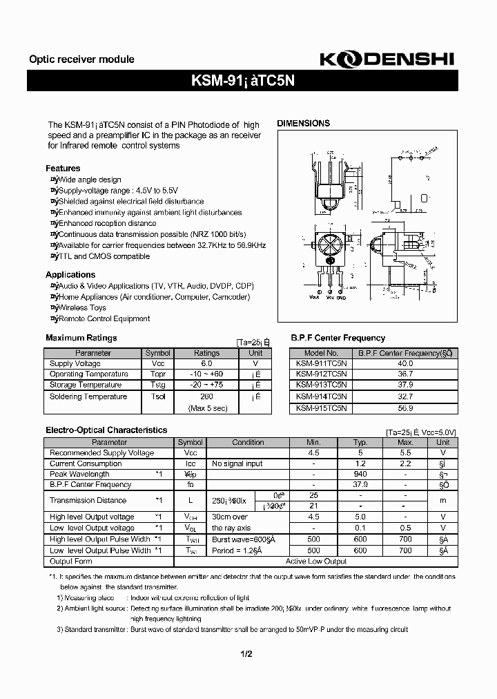 KSM-915TC5N_1261433.PDF Datasheet