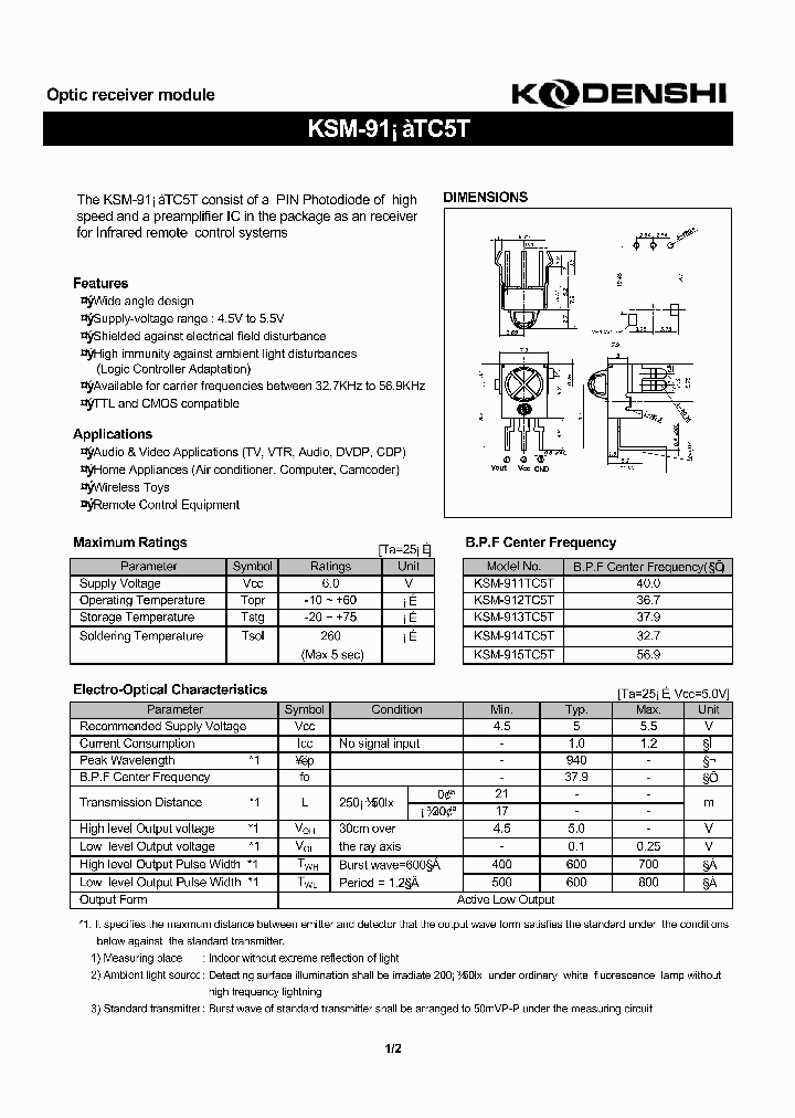 KSM-915TC5T_1261434.PDF Datasheet