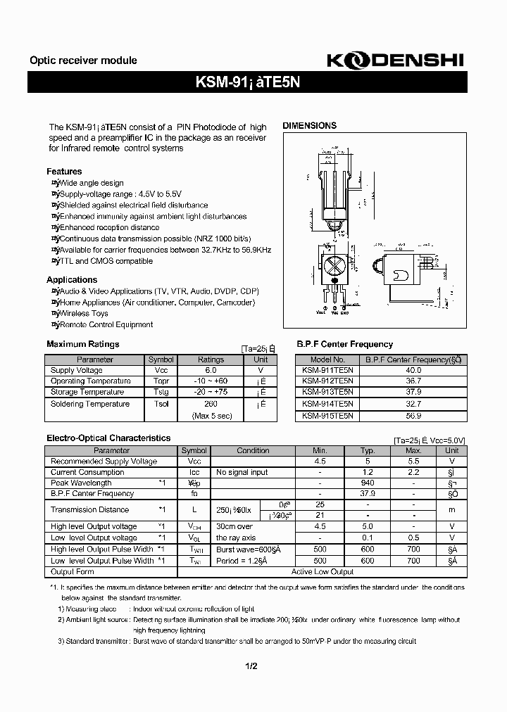 KSM-915TE5N_1261437.PDF Datasheet
