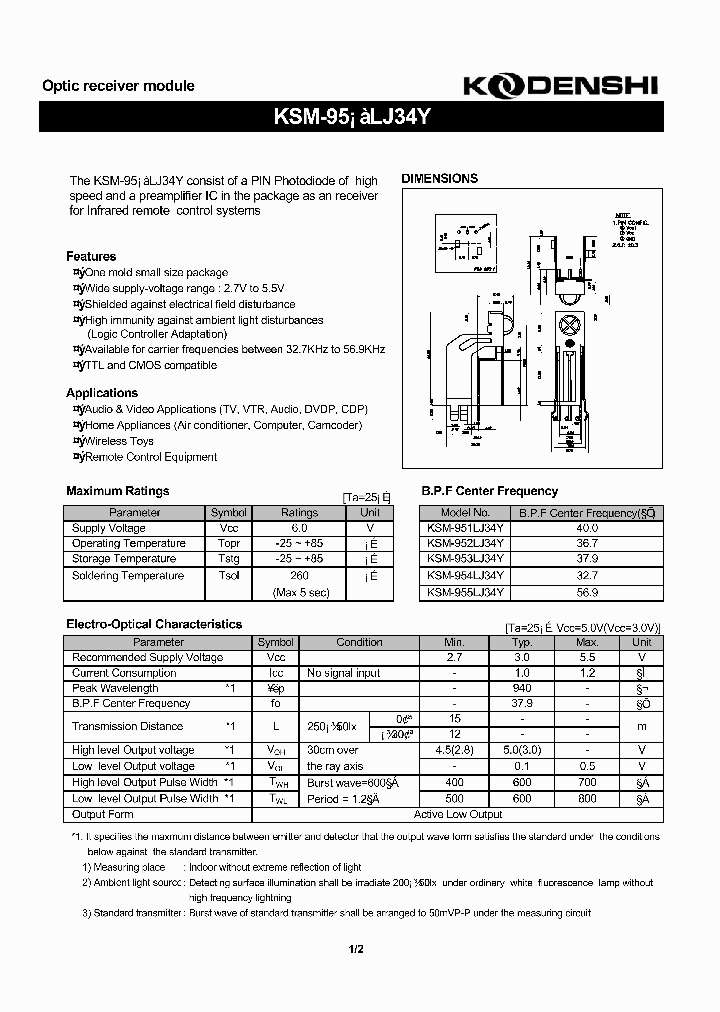 KSM-955LJ34Y_1261449.PDF Datasheet