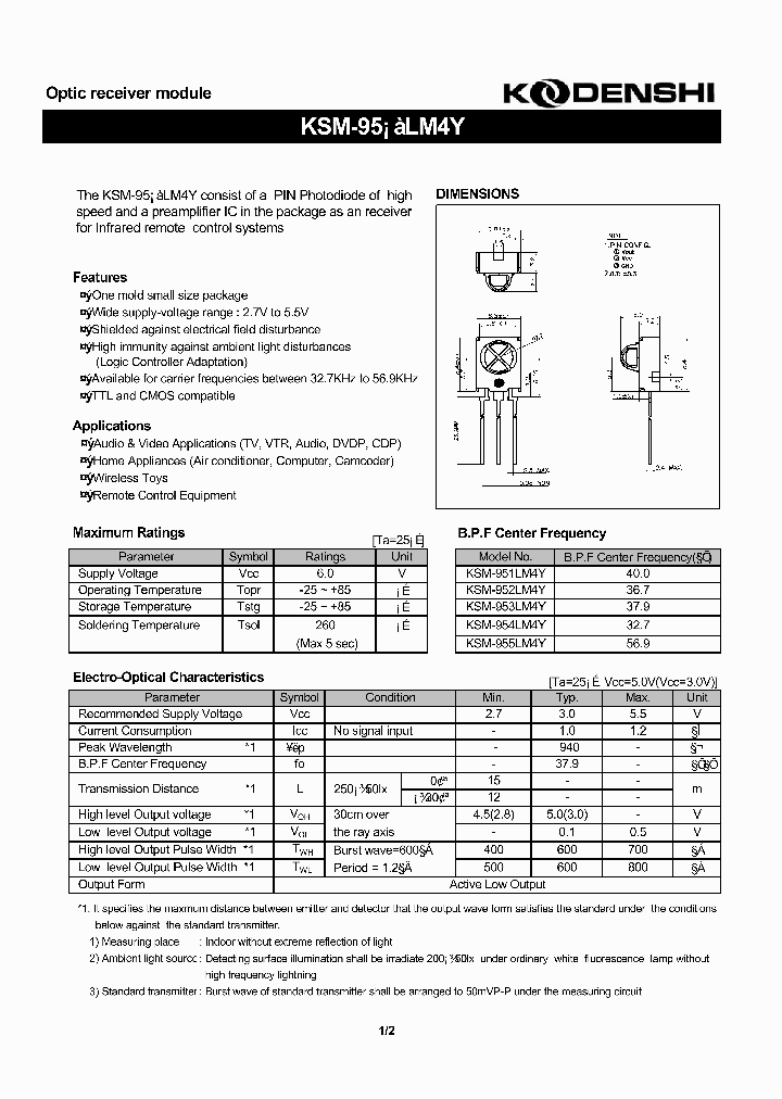 KSM-955LM4Y_1261450.PDF Datasheet