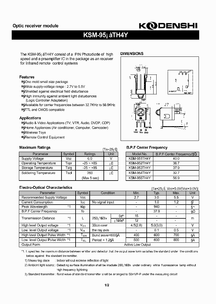 KSM-955TH4Y_1261453.PDF Datasheet