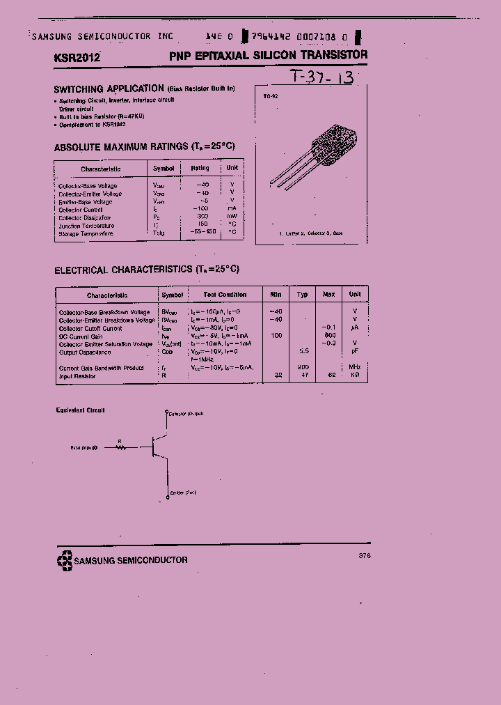 KSR2012_1261515.PDF Datasheet