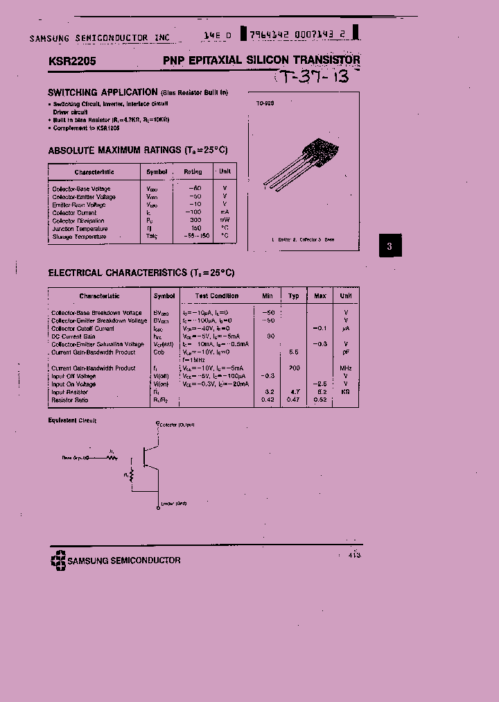 KSR2205_1261523.PDF Datasheet