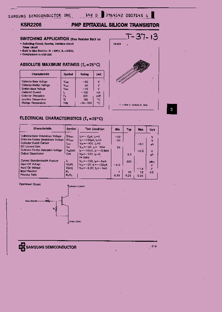 KSR2206_1261525.PDF Datasheet