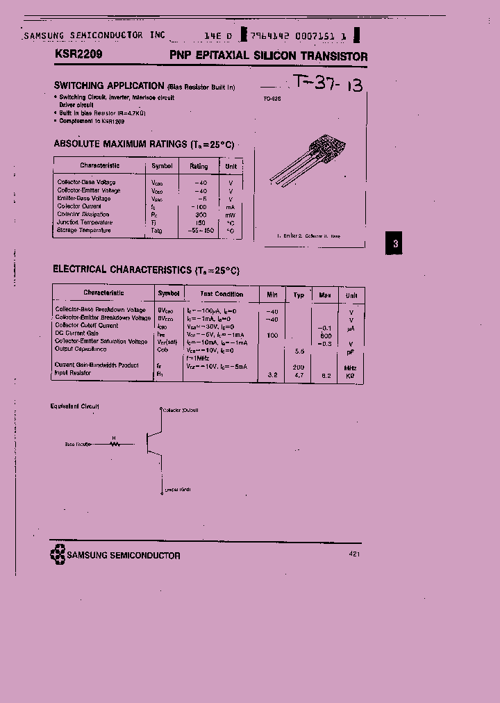 KSR2209_1261529.PDF Datasheet