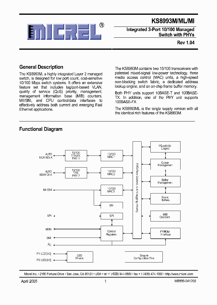 KSZ8993M_839424.PDF Datasheet