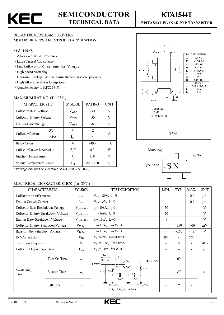 KTA1544T_1261590.PDF Datasheet