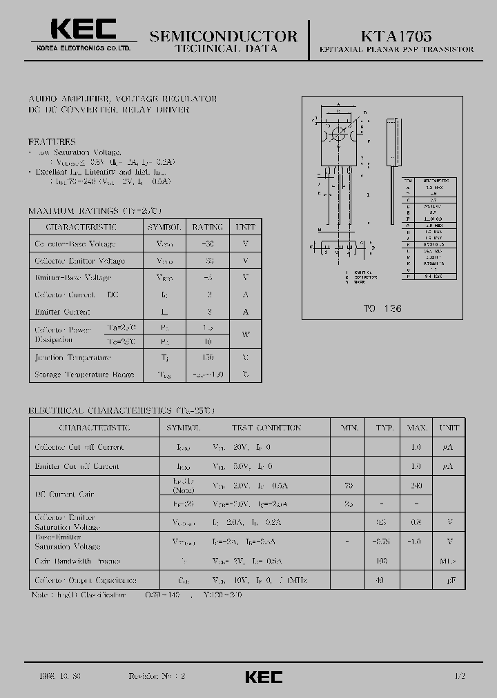 KTA1705_1261601.PDF Datasheet