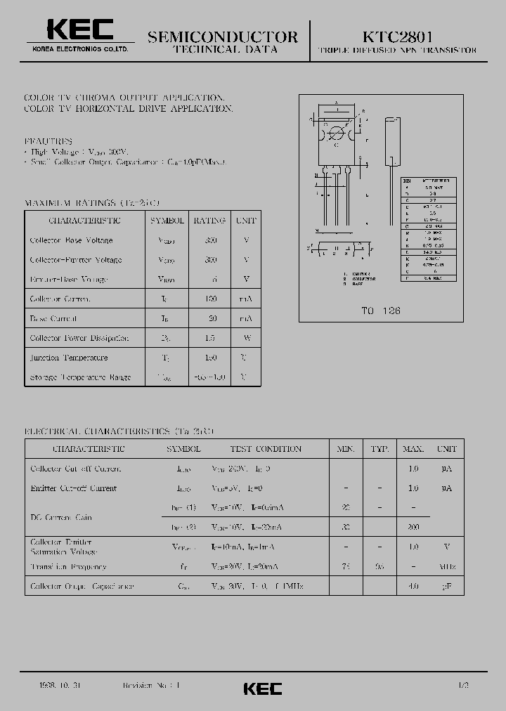 KTC2801_1261662.PDF Datasheet