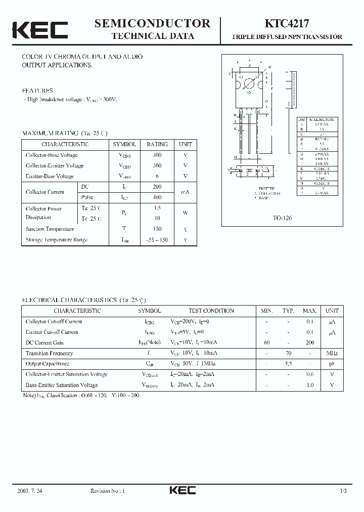 KTC4217_1261725.PDF Datasheet