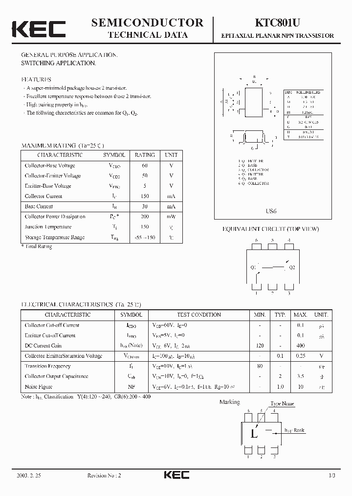 KTC801U_1261744.PDF Datasheet