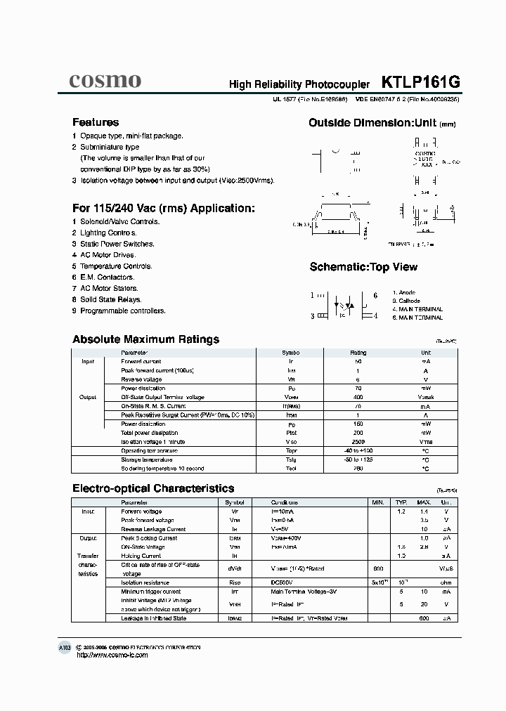 KTLP161G_1053008.PDF Datasheet