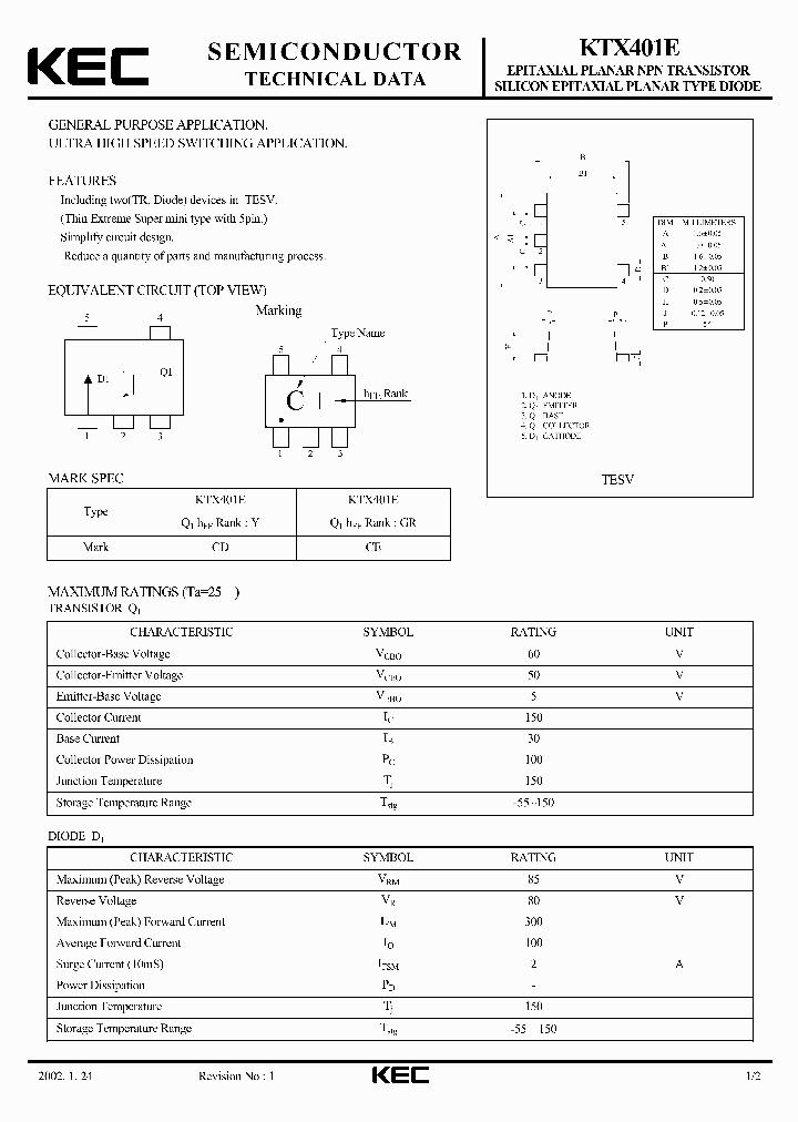 KTX401E_1261854.PDF Datasheet