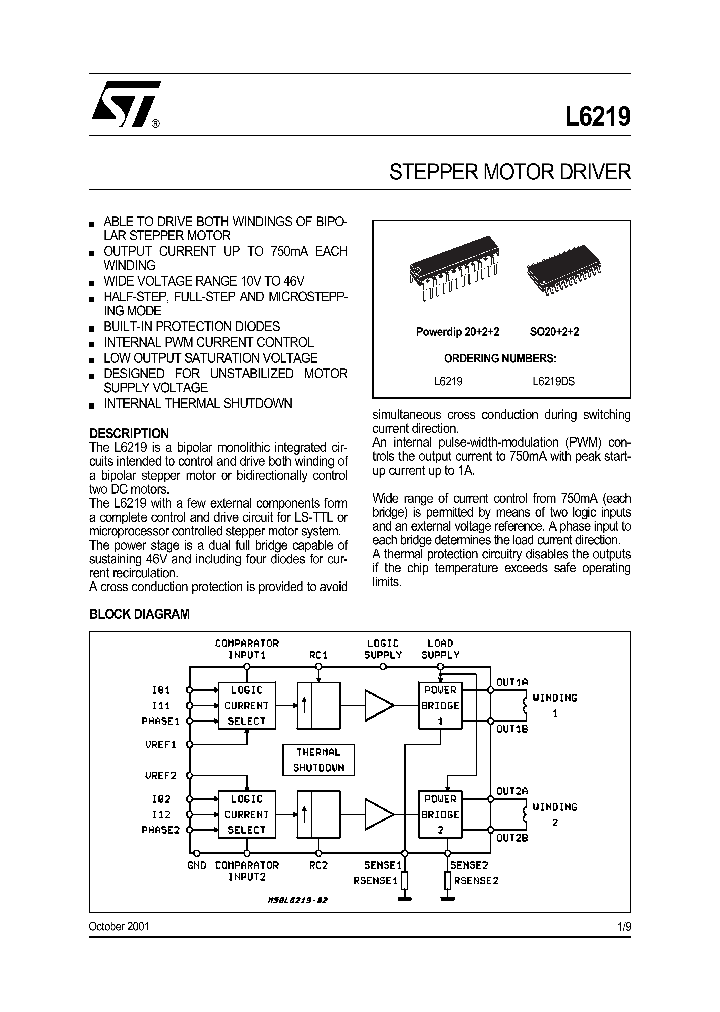 L6219DS_1262292.PDF Datasheet