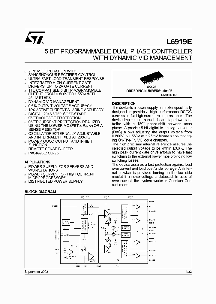 L6919ETR_1262398.PDF Datasheet