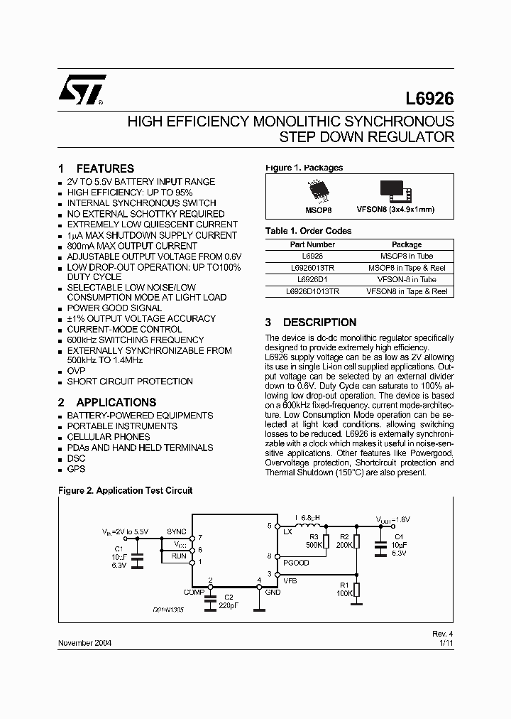 L6926D1013TR_673800.PDF Datasheet