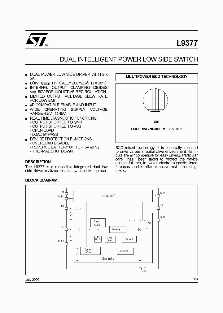 L9377DIE1_1262561.PDF Datasheet