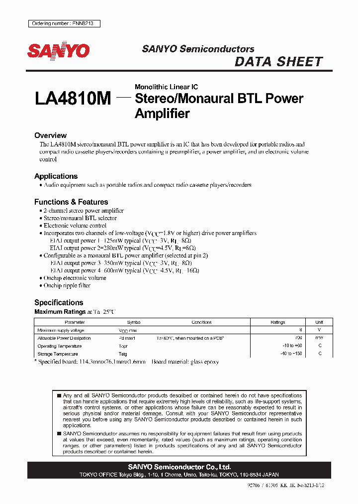 LA4810M_1063582.PDF Datasheet