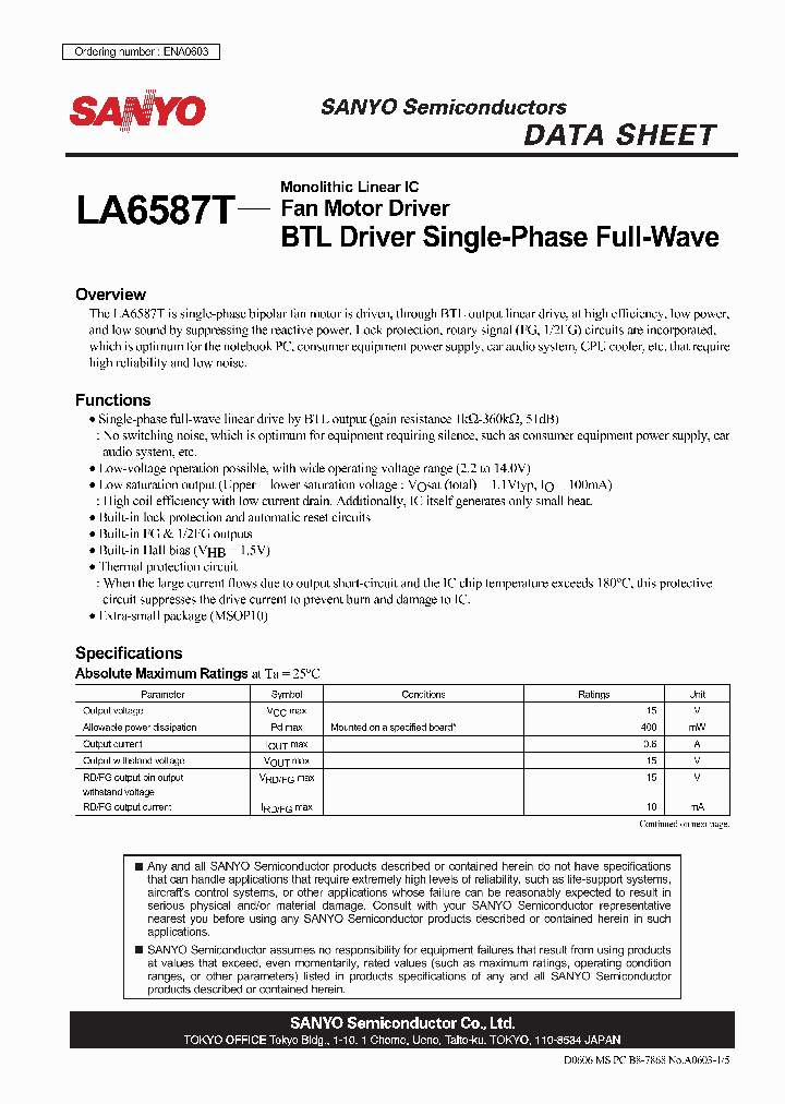 LA6587T_1058172.PDF Datasheet