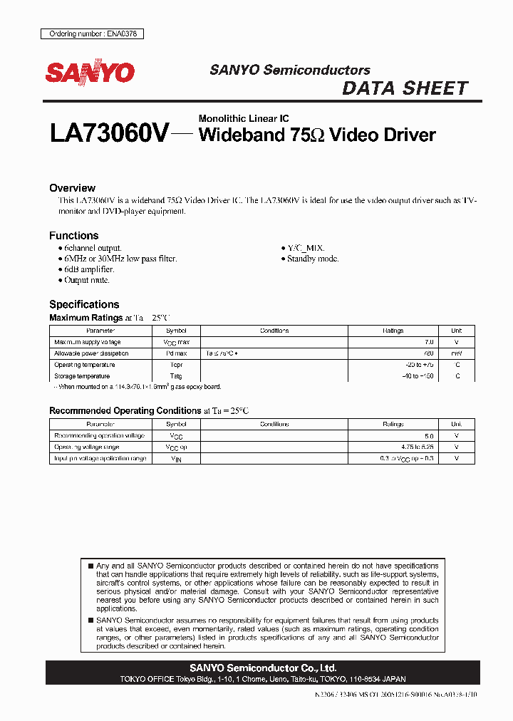 LA73060V_1077906.PDF Datasheet