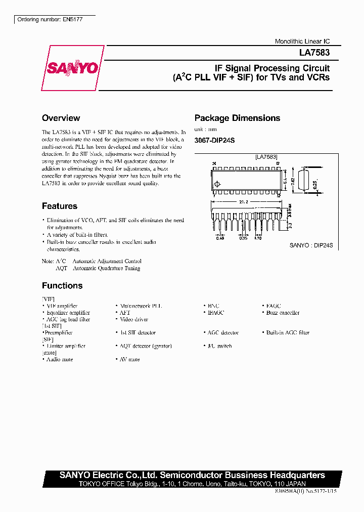 LA7583_771478.PDF Datasheet