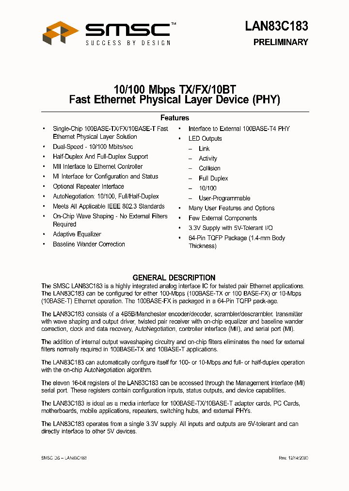 LAN83C183-JD_1263067.PDF Datasheet