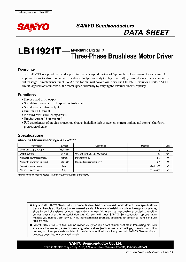 LB11921T_1080395.PDF Datasheet