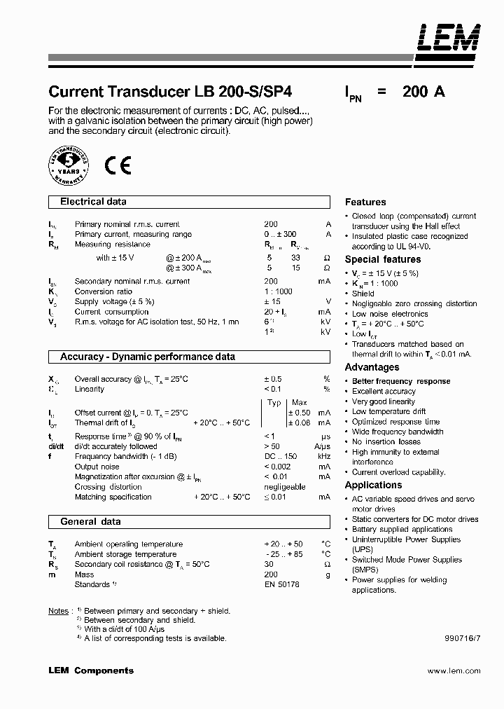 LB200-SSP4_1263270.PDF Datasheet