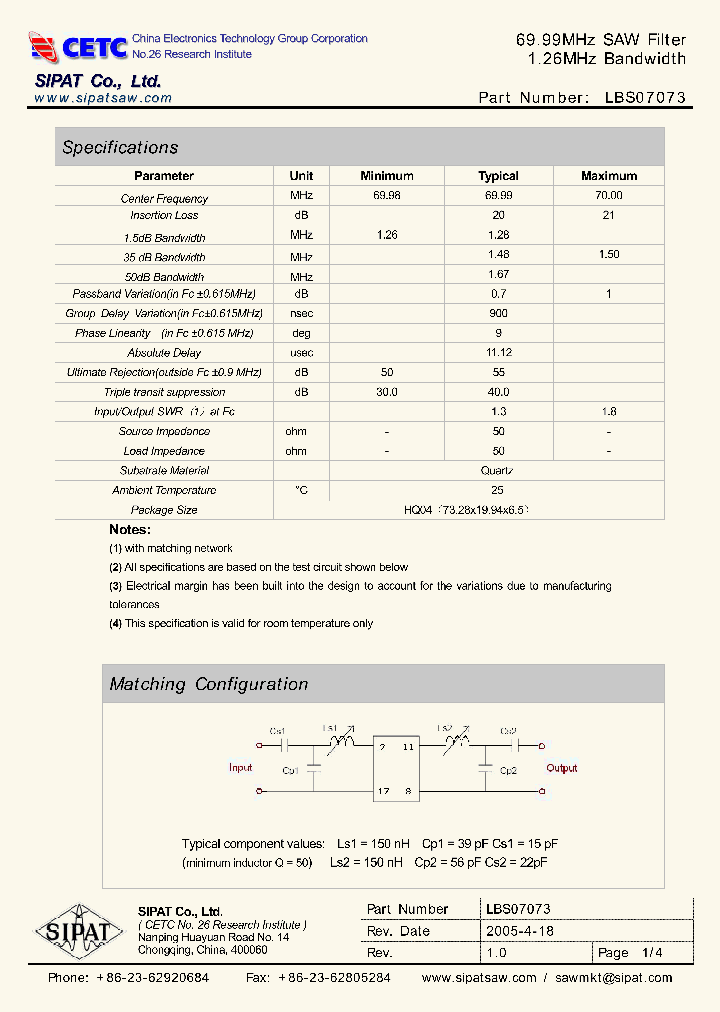 LBS07073_1263355.PDF Datasheet