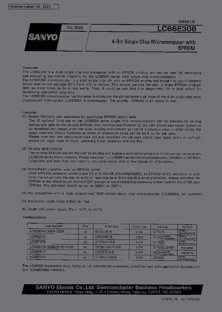 LC66P516_1263600.PDF Datasheet