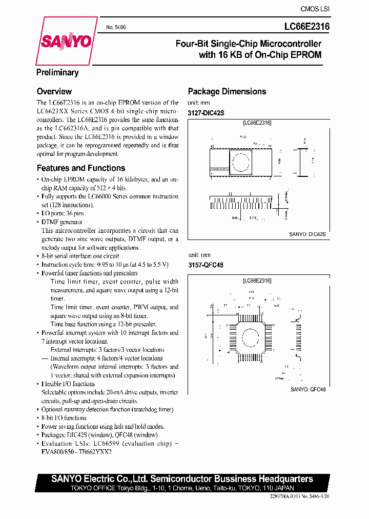 LC66P5316_1263614.PDF Datasheet