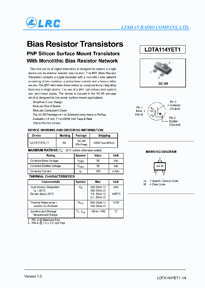 LDTA114YET1_1264252.PDF Datasheet