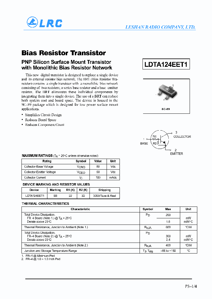 LDTA124EET1_1264255.PDF Datasheet
