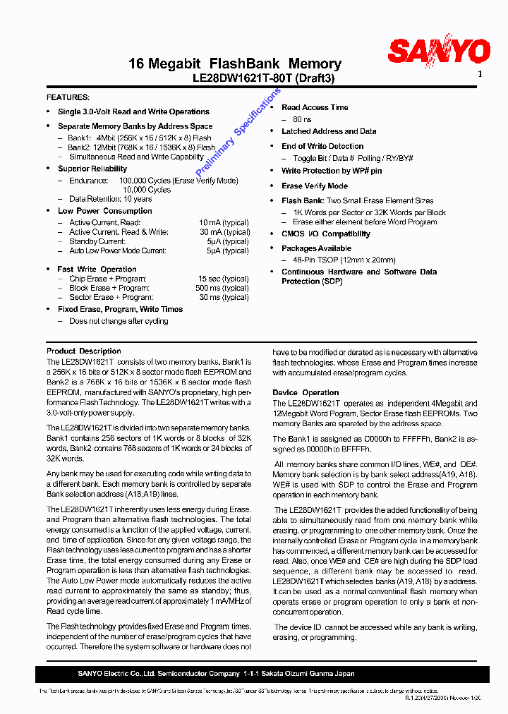 LE28DW1621T-80T_788748.PDF Datasheet