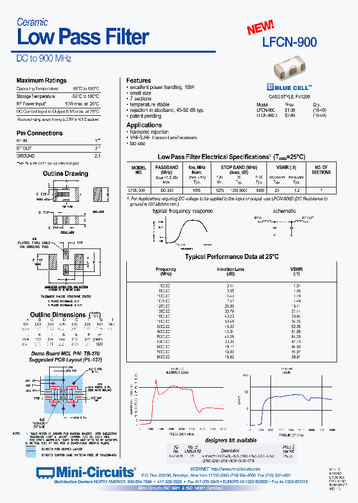 LFCN-900D_1264410.PDF Datasheet