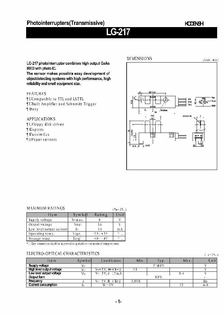 LG-217_1264468.PDF Datasheet