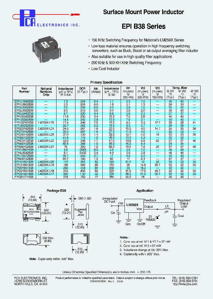EPI1L1942B38_686101.PDF Datasheet