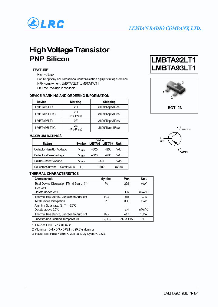 LMBTA93LT1G_1266115.PDF Datasheet