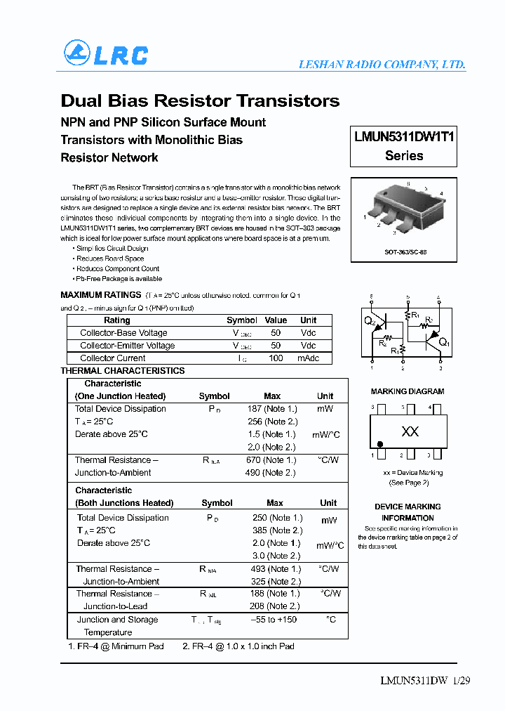 LMUN5335DW1T1G_1266267.PDF Datasheet